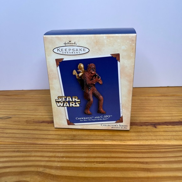 Vintage Hallmark Keepsake‎ Star Wars Chewbacca and C-3PO Ornament 2004 - Picture 3 of 3